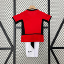 KIT Infantil Retrô Manchester United 2002/03 Casa