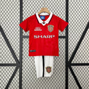 KIT Infantil Retrô Manchester United 1999/00 Casa
