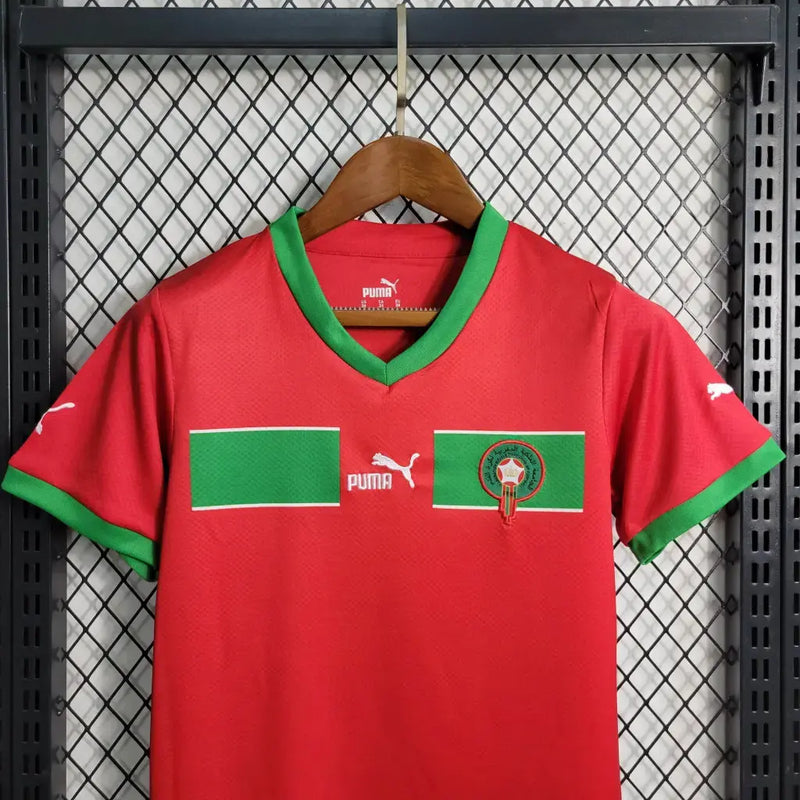 KIT Infantil Seleção Marroquina 2022 Casa