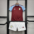 KIT Infantil Aston Villa 2024/25 Casa