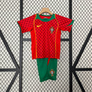 KIT Infantil Retrô da Seleção Portuguesa 2004 Casa