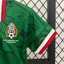 KIT Infantil Retrô da Seleção Mexicana 1999 Casa