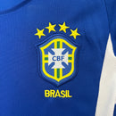 KIT Infantil Retrô da Seleção Brasileira 2002 Fora