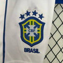KIT Infantil Retrô da Seleção Brasileira 2002 Fora