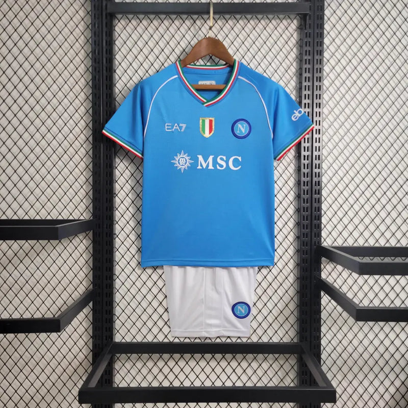 KIT Infantil Napoli 2023/24 Casa