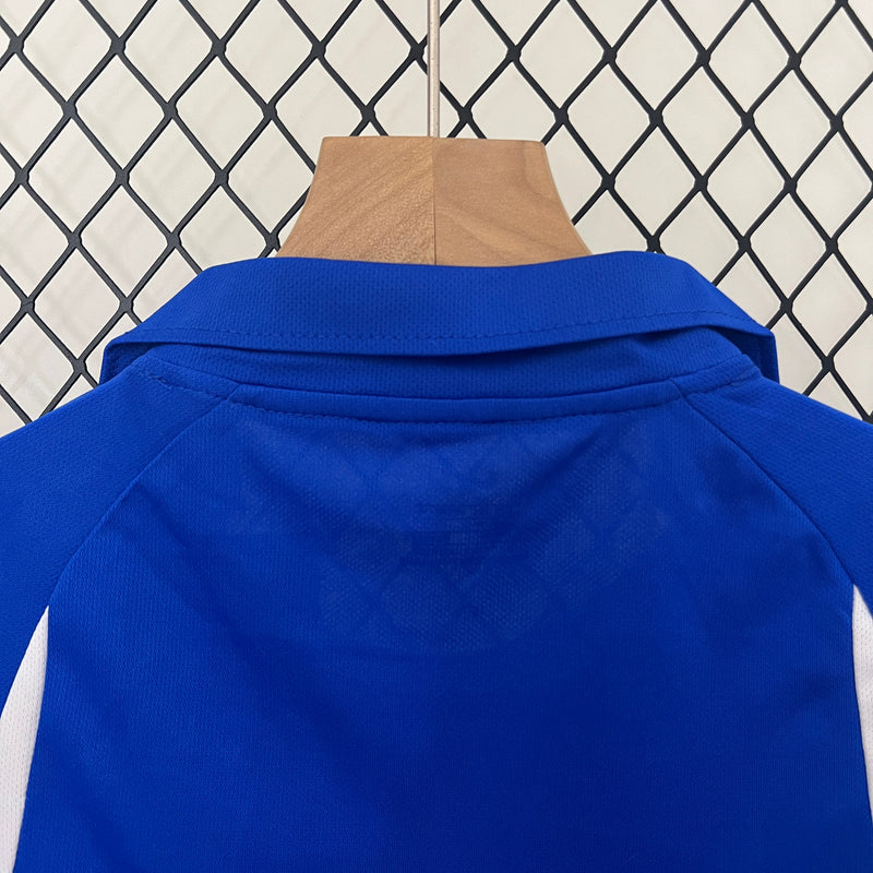 KIT Infantil Retrô da Seleção Brasileira 2002 Fora