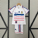 KIT Infantil Retrô da Seleção Francesa 1998 Fora