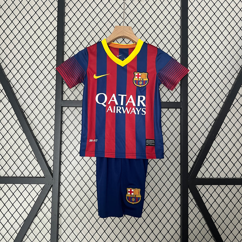 KIT Infantil Retrô Barcelona 2013/14 Casa