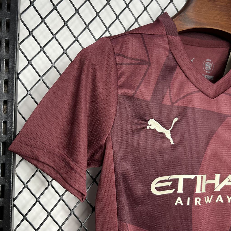 KIT Infantil Manchester City 2024/25 Terceiro