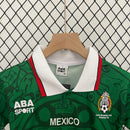 KIT Infantil Retrô da Seleção Mexicana 1999 Casa
