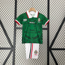 KIT Infantil Retrô da Seleção Mexicana 1999 Casa
